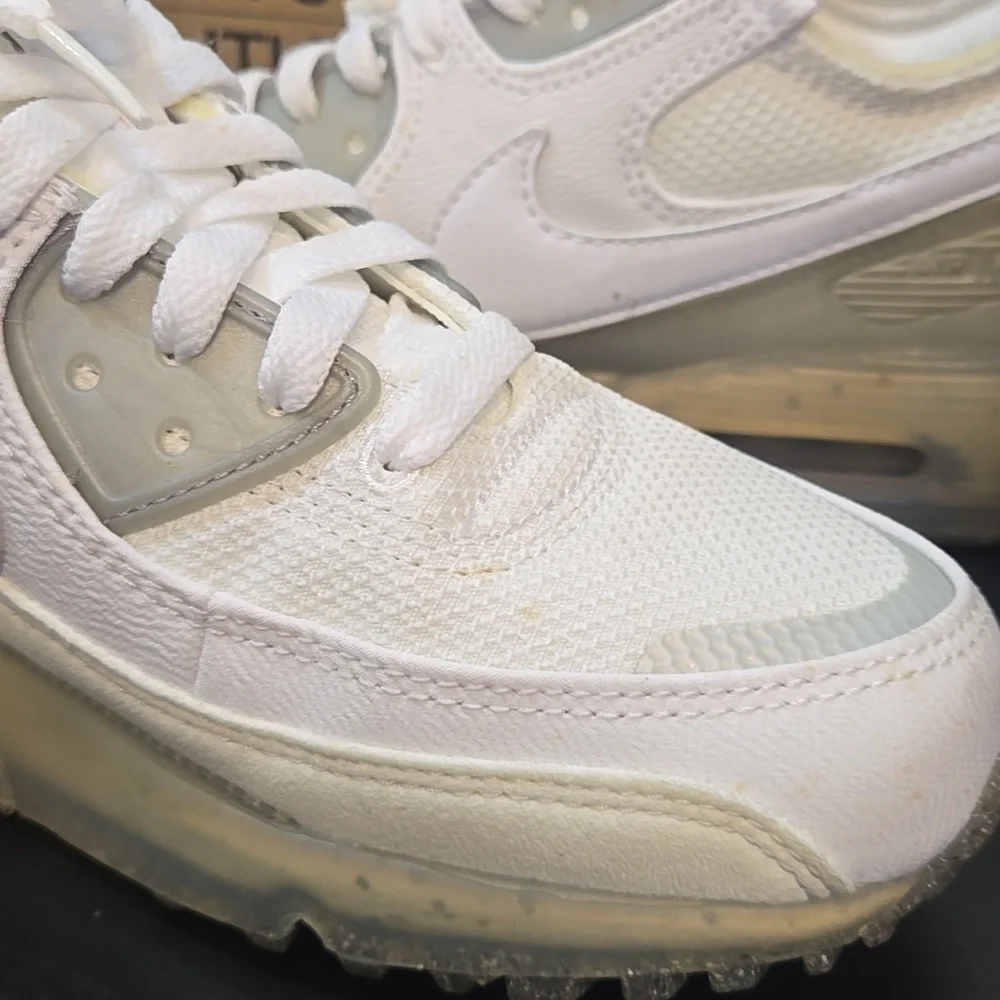 Nike Mens Air Max Terrascape 90 Sneakers - White and Cream - Picture 10 of 11